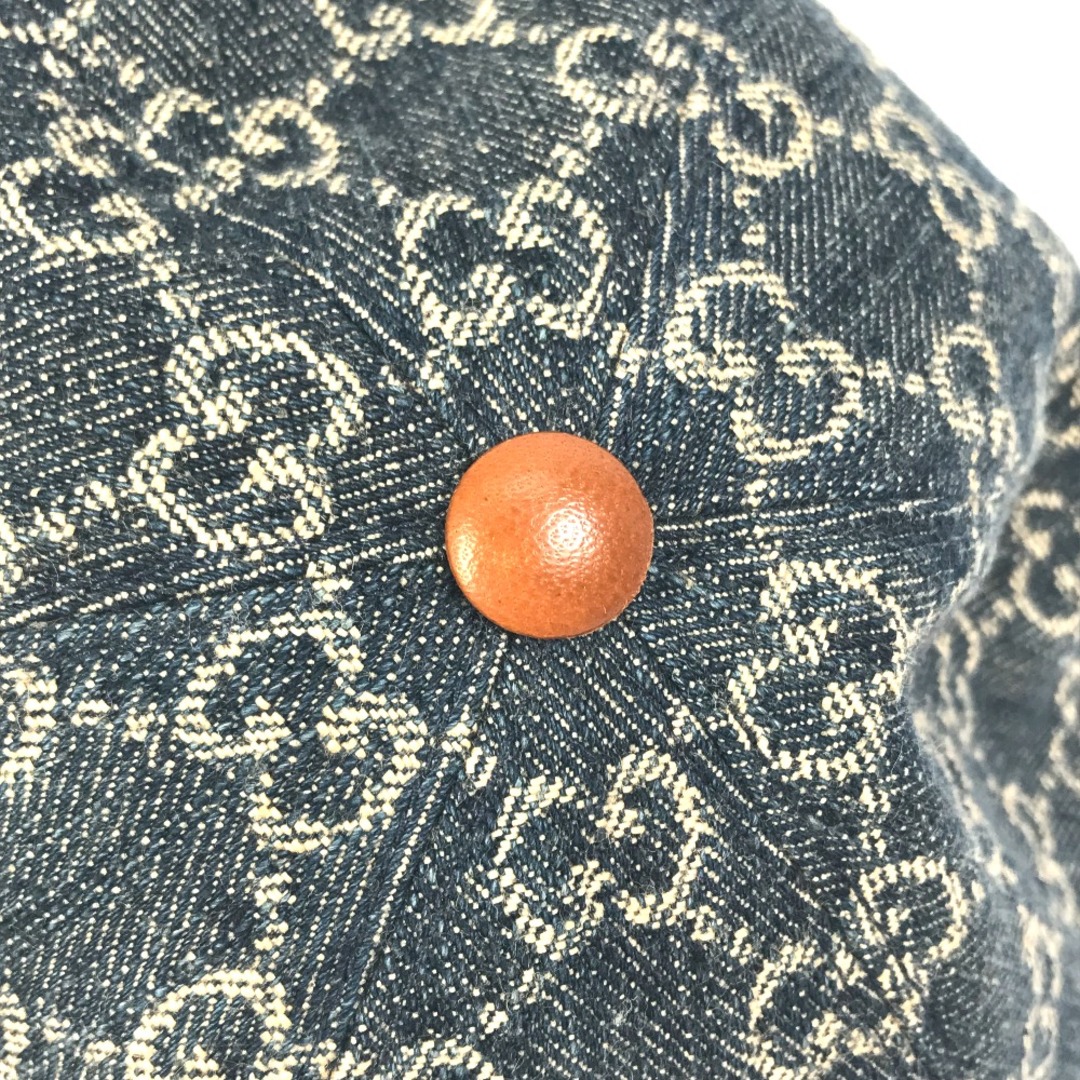 GUCCI - グッチ GUCCI GG ロゴ 656206 デニム 帽子 キャップ帽 GUCCI - グッチ GUCCI GG ロゴ 656206 デニム 帽子 キャップ帽