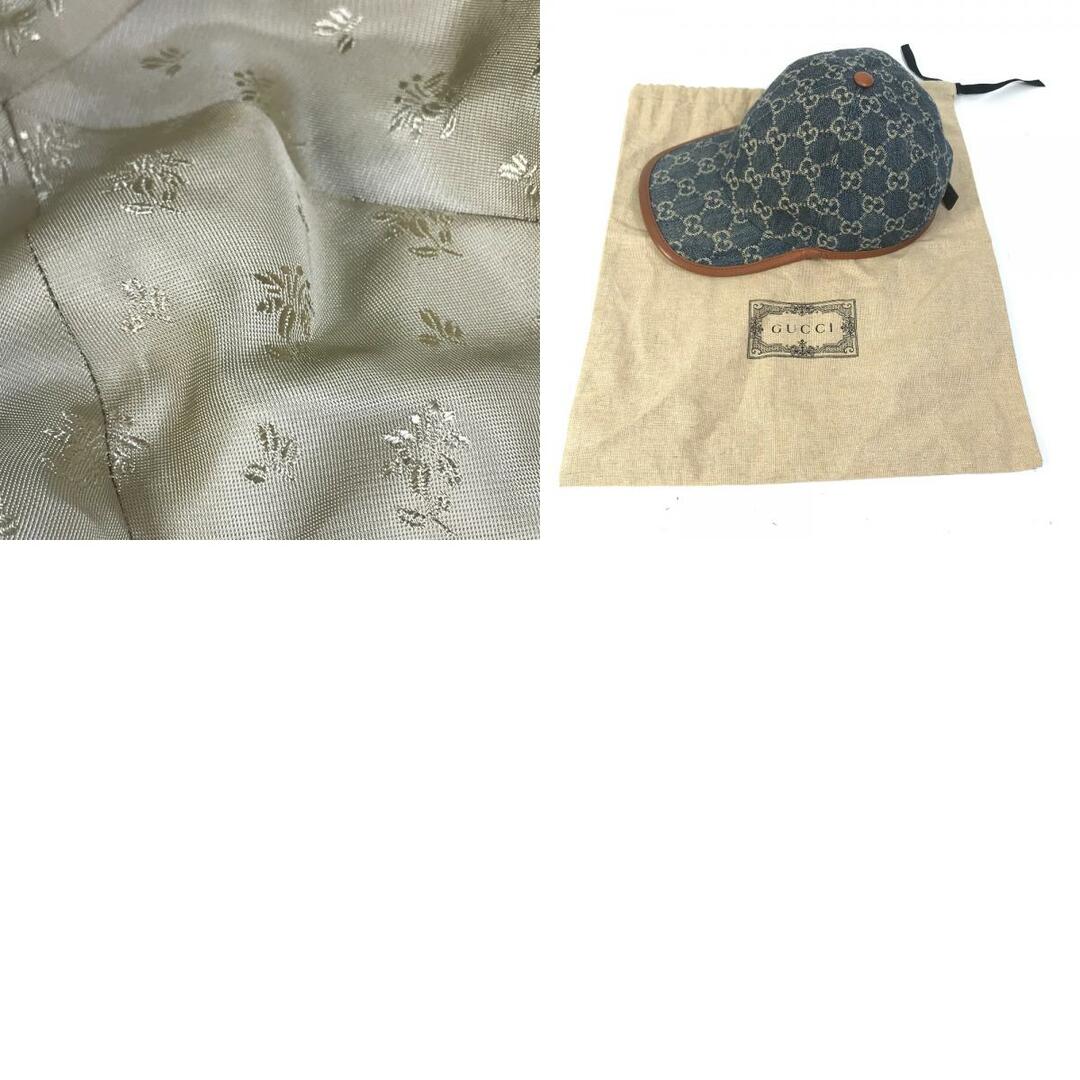 GUCCI - グッチ GUCCI GG ロゴ 656206 デニム 帽子 キャップ帽 GUCCI - グッチ GUCCI GG ロゴ 656206 デニム 帽子 キャップ帽