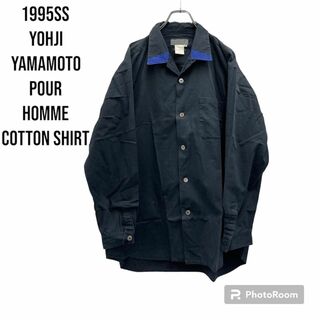 ヨウジヤマモトプールオム(Yohji Yamamoto POUR HOMME)の1995SS　Yohji Yamamoto POUR HOMME　コットンシャツ(シャツ)