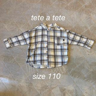 テータテート(tete a tete)の美品☆バースデイ　テータテート　シャツ(Tシャツ/カットソー)