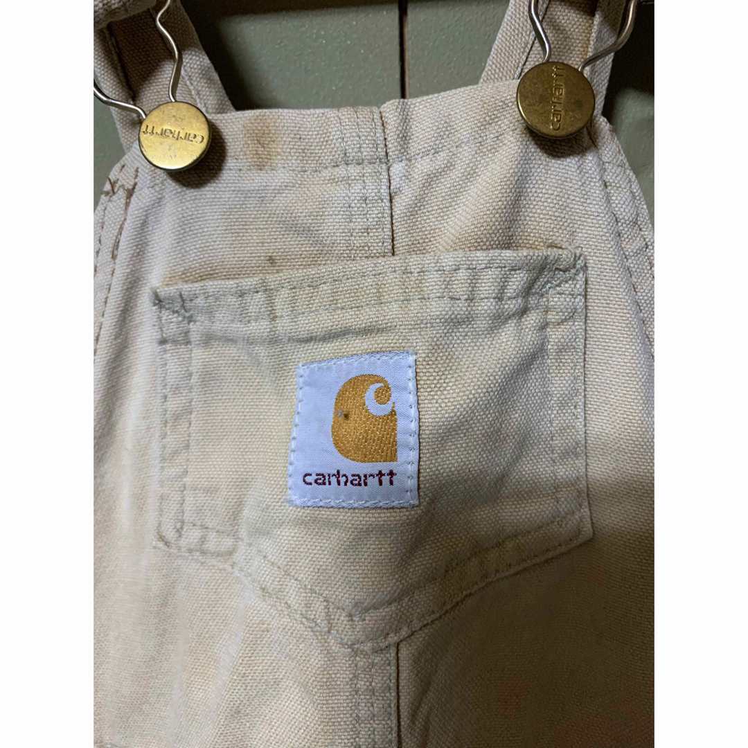 carhartt(カーハート)のカーハート　ダブルニーダックオーバーオール　キ キッズ/ベビー/マタニティのキッズ服男の子用(90cm~)(パンツ/スパッツ)の商品写真