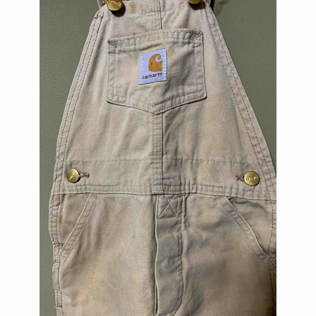 carhartt(カーハート)のカーハート　ダブルニーダックオーバーオール　キ キッズ/ベビー/マタニティのキッズ服男の子用(90cm~)(パンツ/スパッツ)の商品写真