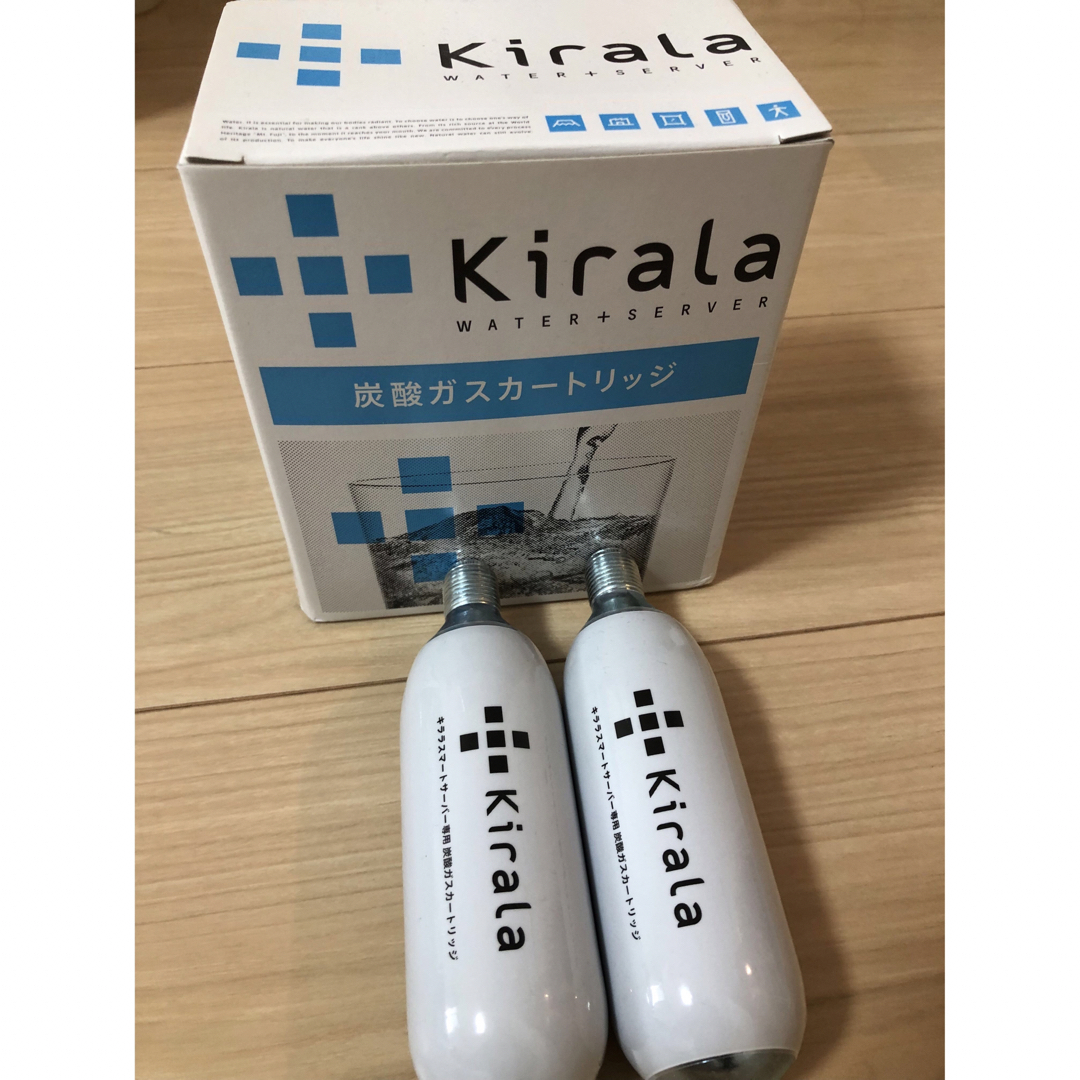 キララ(キララ)のkirara 炭酸ガスカートリッジ 食品/飲料/酒の飲料(ミネラルウォーター)の商品写真