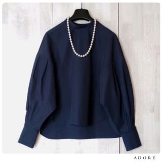 アドーア(ADORE)の◆幻◆　希少新品 定価2.9万円 ADORE ライトコットンハイネックブラウス(シャツ/ブラウス(長袖/七分))