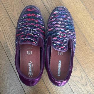 コンバース(CONVERSE)のコンバース　MISSONI スリッポン　27(スニーカー)