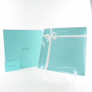 ティファニー(Tiffany & Co.)の未使用 TIFFANY＆Co. ティファニー ブルーボックス スクエアプレート 1枚 24cmプレート 四角皿 SY7685K (食器)