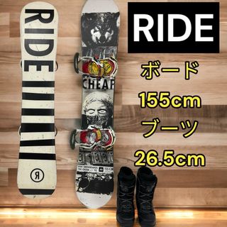 RIDE - ☆良品☆RIDE ライド Manic マニック 152cm スノーボード 2点の