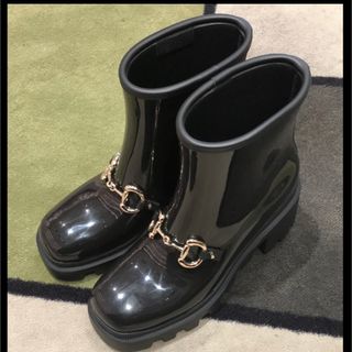 グッチ(Gucci)のGUCCI レインブーツ 新品 36(レインブーツ/長靴)