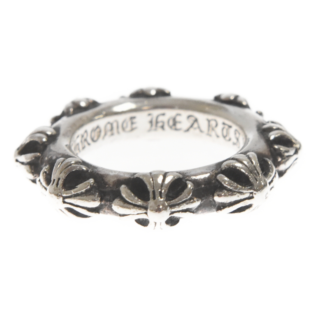 CHROME HEARTS クロムハーツ CROSS BAND/クロスバンドリング シルバー 12.5号