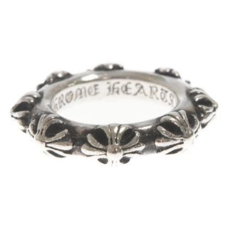 クロムハーツ(Chrome Hearts)のCHROME HEARTS クロムハーツ CROSS BAND/クロスバンドリング シルバー 12.5号(リング(指輪))