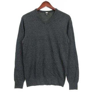 ユニクロ(UNIQLO)のユニクロ UNIQLO コットンカシミヤ Vネック セーター ニット 長袖(ニット/セーター)