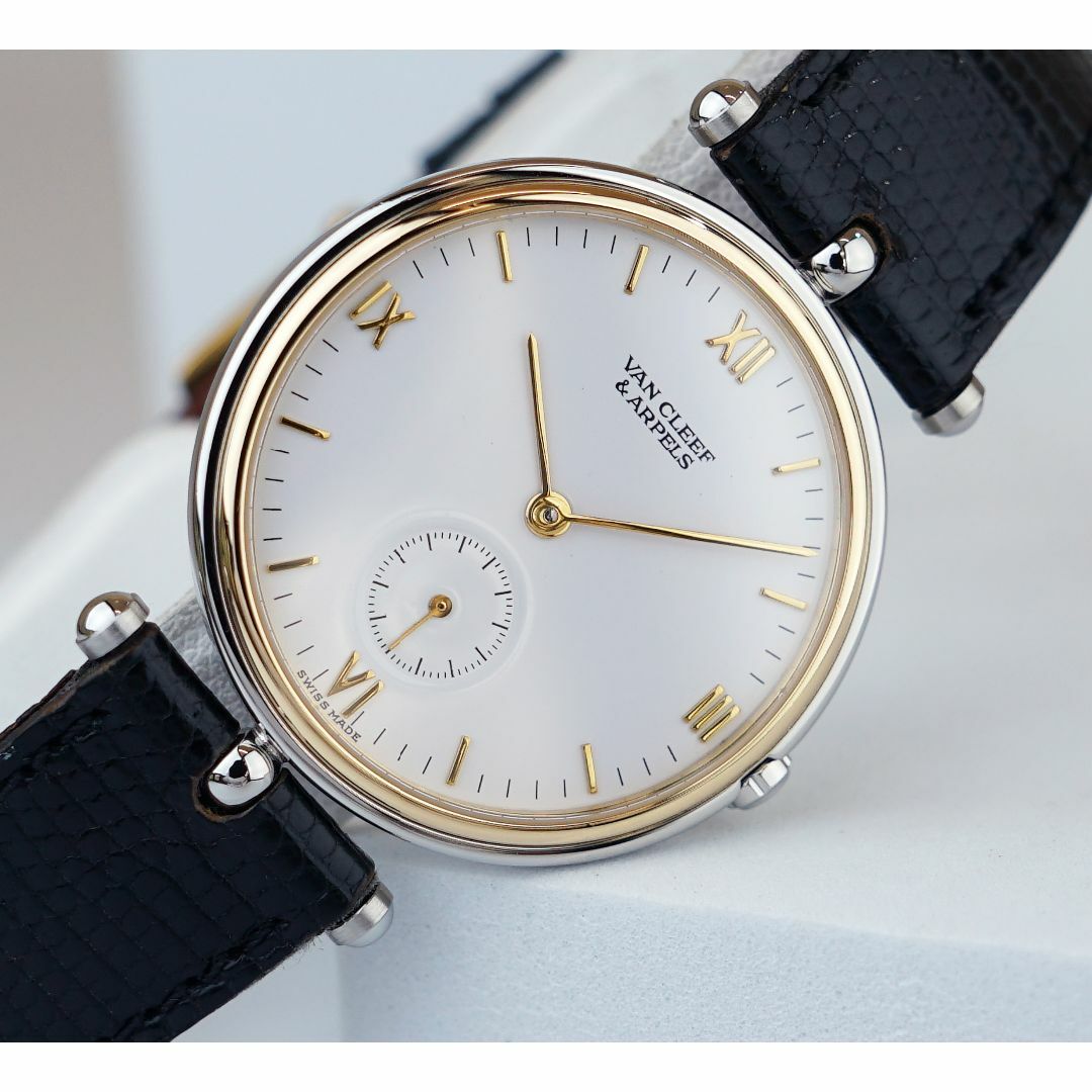 Van Cleef & Arpels(ヴァンクリーフアンドアーペル)の美品 ヴァンクリーフ & アーペル クラシック コンビ スモールセコンド メンズ メンズの時計(腕時計(アナログ))の商品写真
