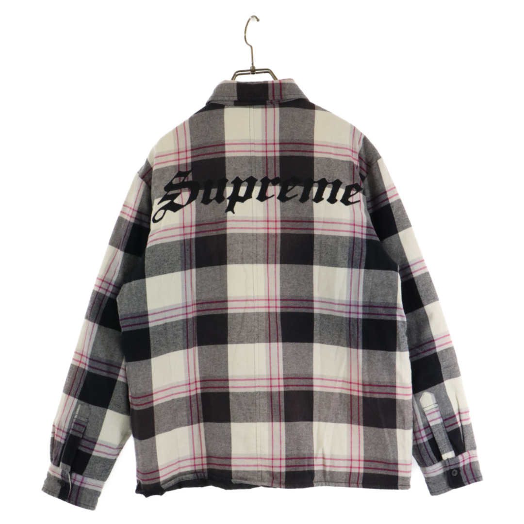 55センチ肩幅SUPREME シュプリーム 20AW Quilted Flannel Shirt キルティング 長袖シャツ ホワイト/グレー/ブラック