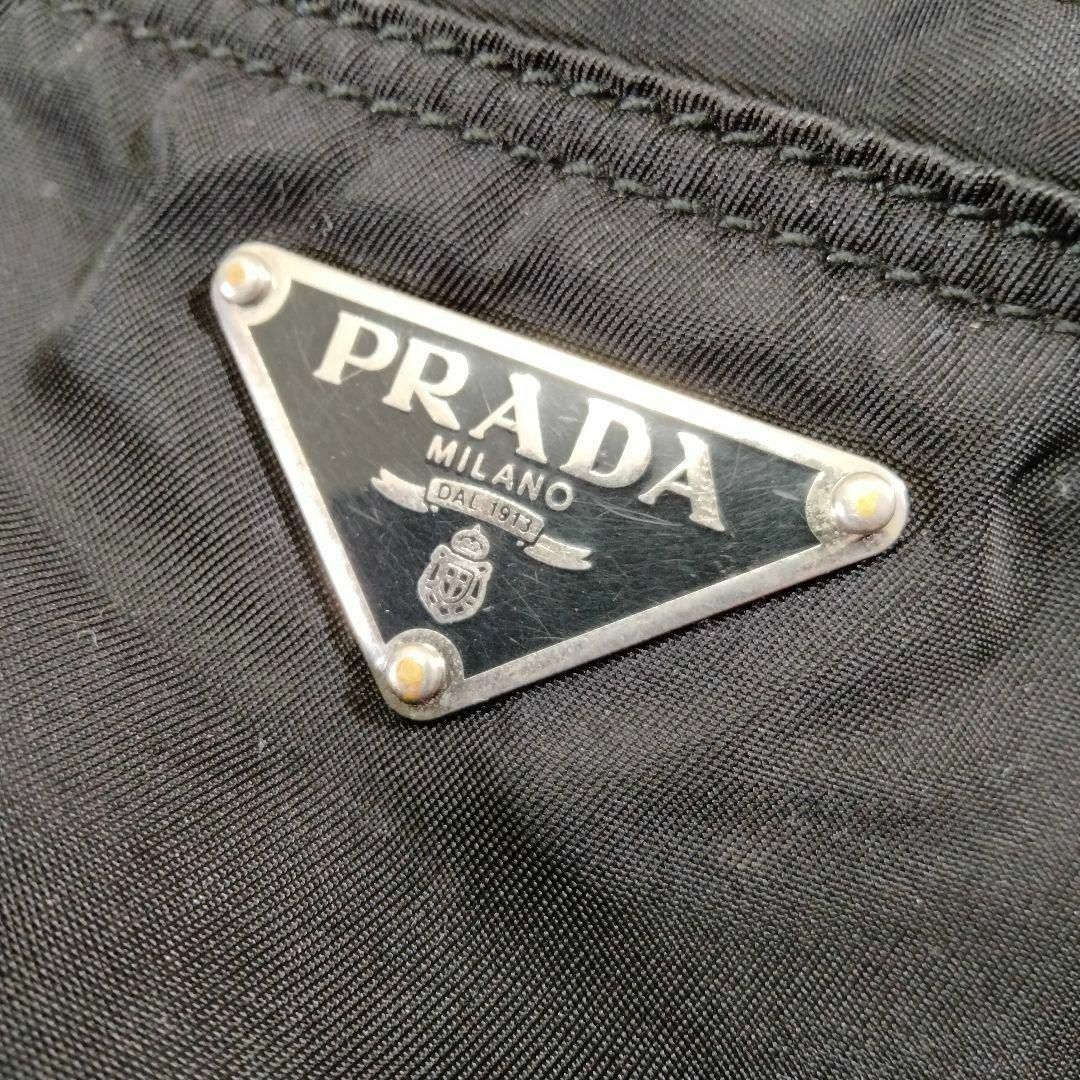 PRADA(プラダ)の【つば樣専用】プラダ　ショルダーバッグ　三角プレート　ナイロン　ブラック レディースのバッグ(ショルダーバッグ)の商品写真