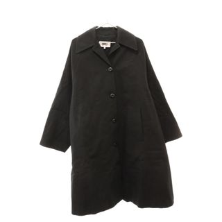 エムエムシックス(MM6)のMM6 Maison Margiela エムエムシックスメゾンマルジェラ 18AW ギャバジンオーバーシルエットコート ブラック S32AH0032(フライトジャケット)