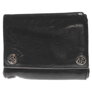 クロムハーツ(Chrome Hearts)のCHROME HEARTS クロムハーツ 【OLD】3FOLD/3フォールド レザーウォレット財布 ブラック(折り財布)