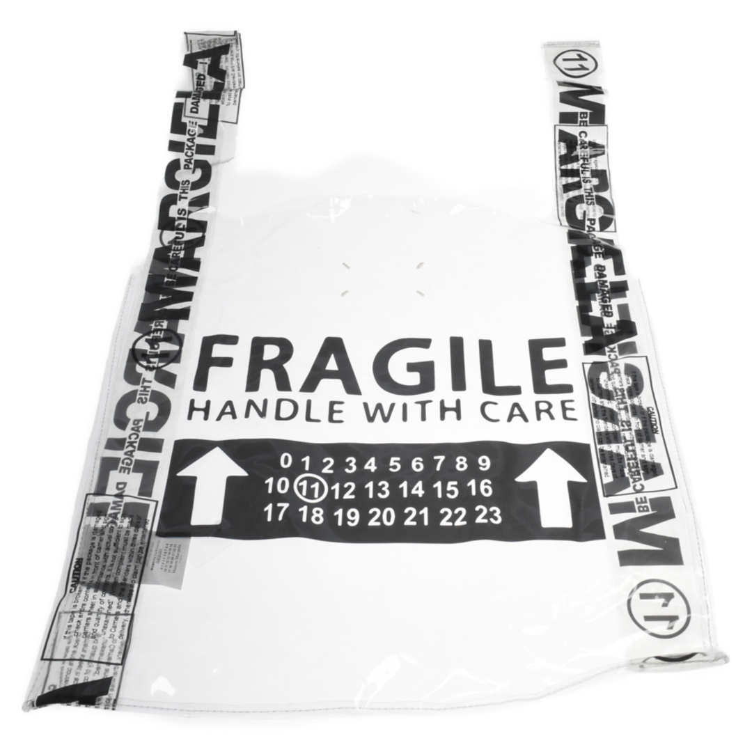 Maison Margiela メゾンマルジェラ 19AW LOGO PVC SHOPPER PVC トートバッグ クリア S55WC0064425センチ持ち手立ち上がり