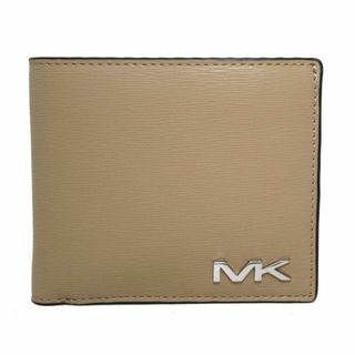 マイケルコース(Michael Kors)の【新品】マイケルコース 財布 二つ折り財布 (小銭入れなし) MICHAEL KORS クーパー PVC 36F3COLF1U CAMEL (キャメル) アウトレット メンズ(折り財布)