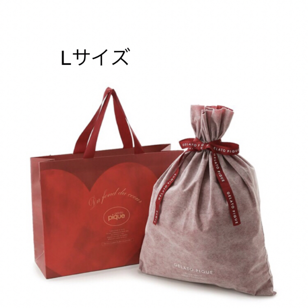 gelato pique(ジェラートピケ)の【クリスマス限定】gelato pique ショッパー&巾着(L) レディースのバッグ(ショップ袋)の商品写真