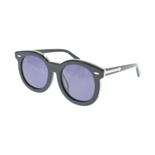 カレンウォーカー(KAREN WALKER)のKAREN WALKER カレン　ウォーカー サングラス - 黒 【古着】【中古】(サングラス/メガネ)