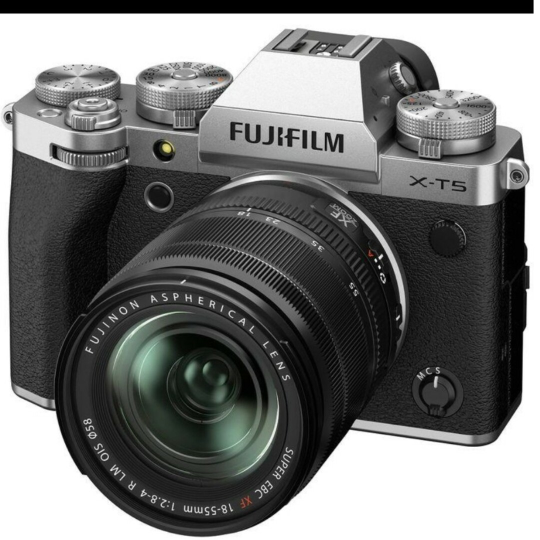 カメラ新品・未開封 FUJIFILM X-T5 XF18-55mmレンズキット [シル