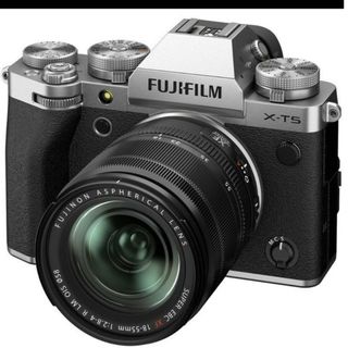 フジフイルム(富士フイルム)の新品・未開封 FUJIFILM X-T5 XF18-55mmレンズキット [シル(ミラーレス一眼)