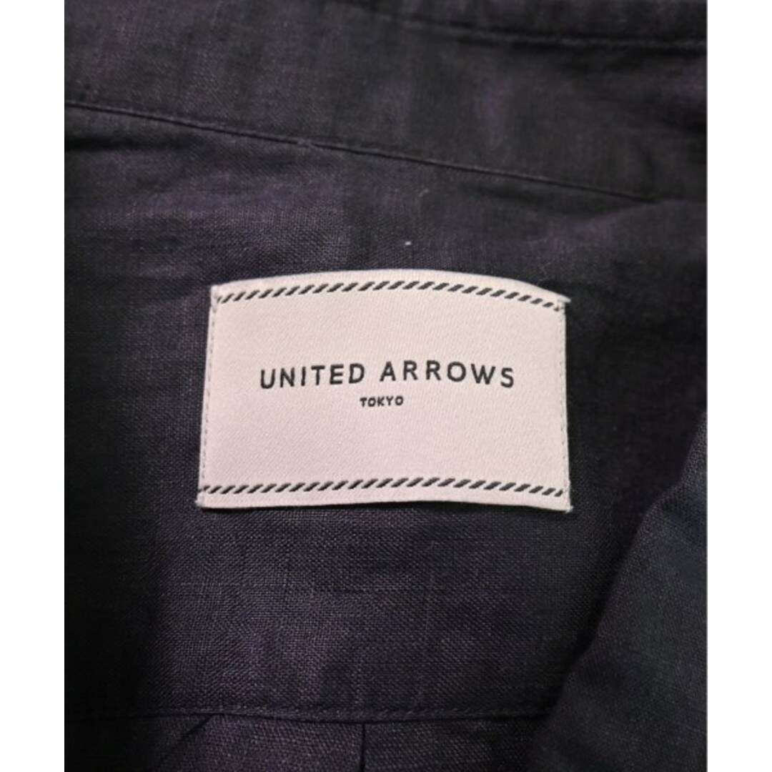 UNITED ARROWS(ユナイテッドアローズ)のUNITED ARROWS カジュアルシャツ 38(M位) 黒 【古着】【中古】 レディースのトップス(シャツ/ブラウス(長袖/七分))の商品写真