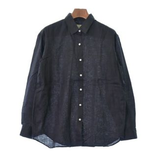 ユナイテッドアローズ(UNITED ARROWS)のUNITED ARROWS カジュアルシャツ 38(M位) 黒 【古着】【中古】(シャツ/ブラウス(長袖/七分))