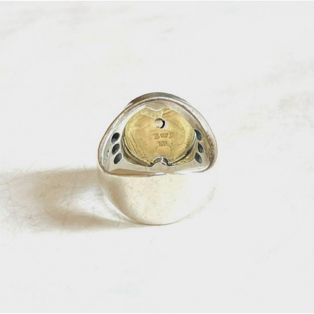 バーデンオブプルーフ/リリーK18 SILVERリング約23号 メンズのアクセサリー(リング(指輪))の商品写真