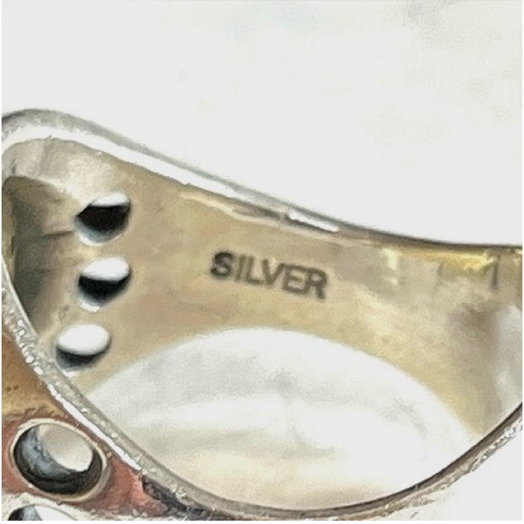 バーデンオブプルーフ/リリーK18 SILVERリング約23号 メンズのアクセサリー(リング(指輪))の商品写真