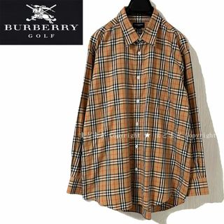 バーバリー(BURBERRY)のバーバリー ゴルフ ノバ チェック 長袖 シャツ L メンズ BURBERRY(シャツ)