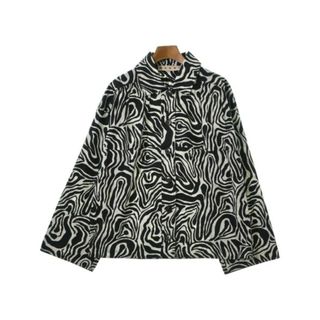 マルニ(Marni)のMARNI マルニ ブルゾン（その他） 36(XS位) 黒x白(総柄) 【古着】【中古】(その他)