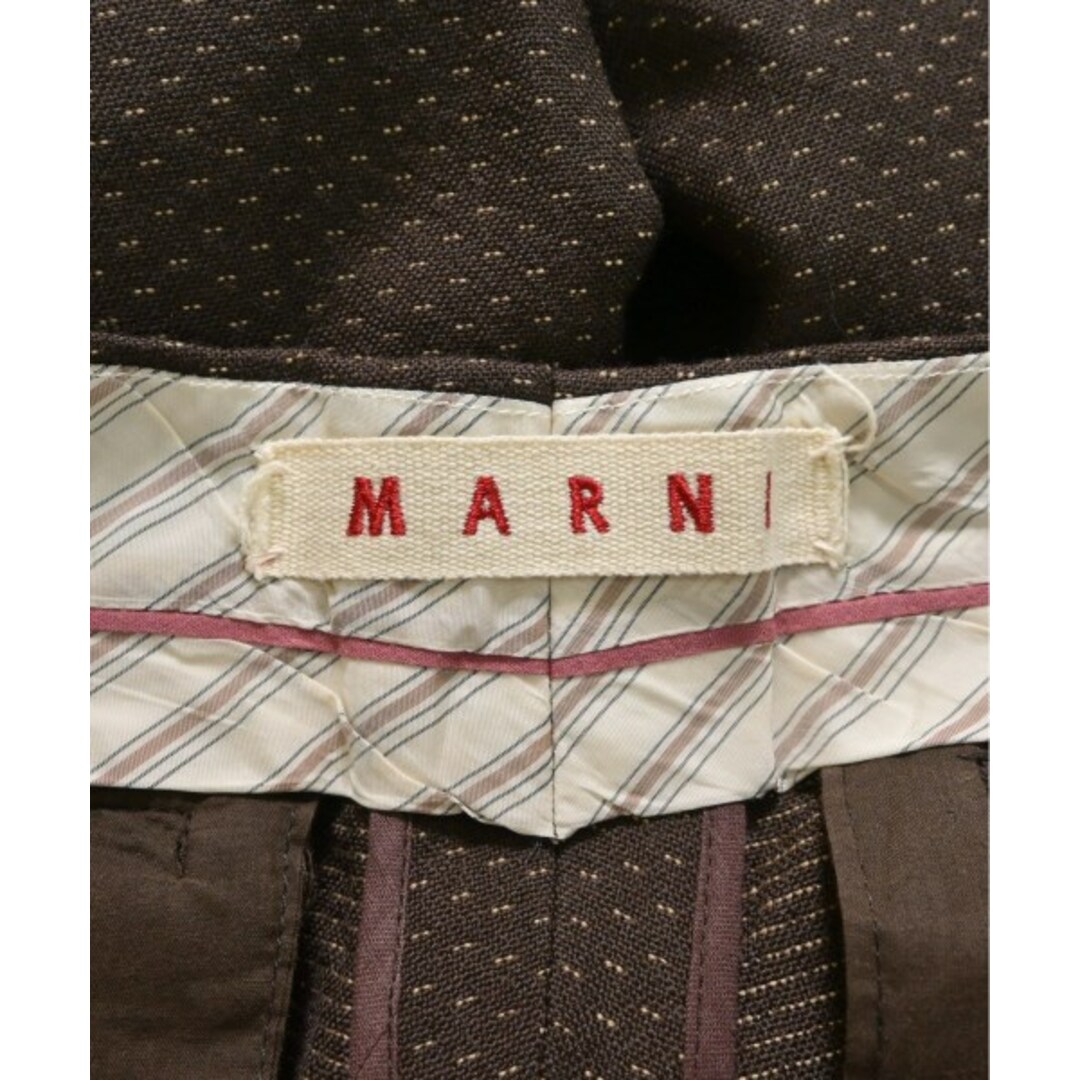 Marni(マルニ)のMARNI マルニ パンツ（その他） 40(M位) 茶系(総柄) 【古着】【中古】 レディースのパンツ(その他)の商品写真