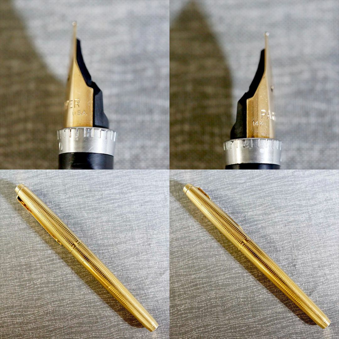 Parker(パーカー)の【レア美品 送料込】パーカー７５ 万年筆 １４Ｋ ゴールドフィルド インシグニア インテリア/住まい/日用品の文房具(ペン/マーカー)の商品写真