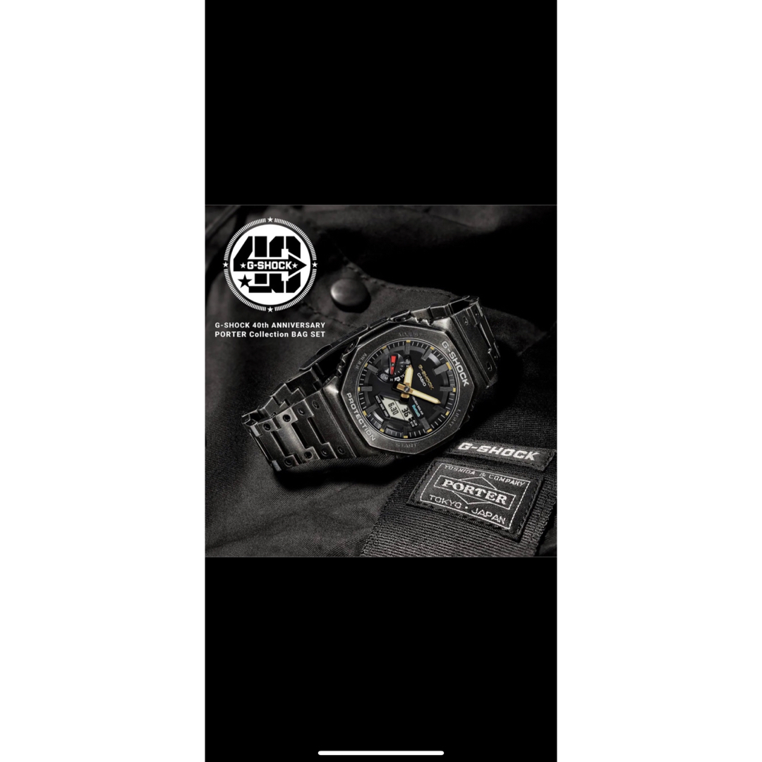 PORTER G-SHOCK  40周年発売ポーターコラボ メンズの時計(腕時計(アナログ))の商品写真