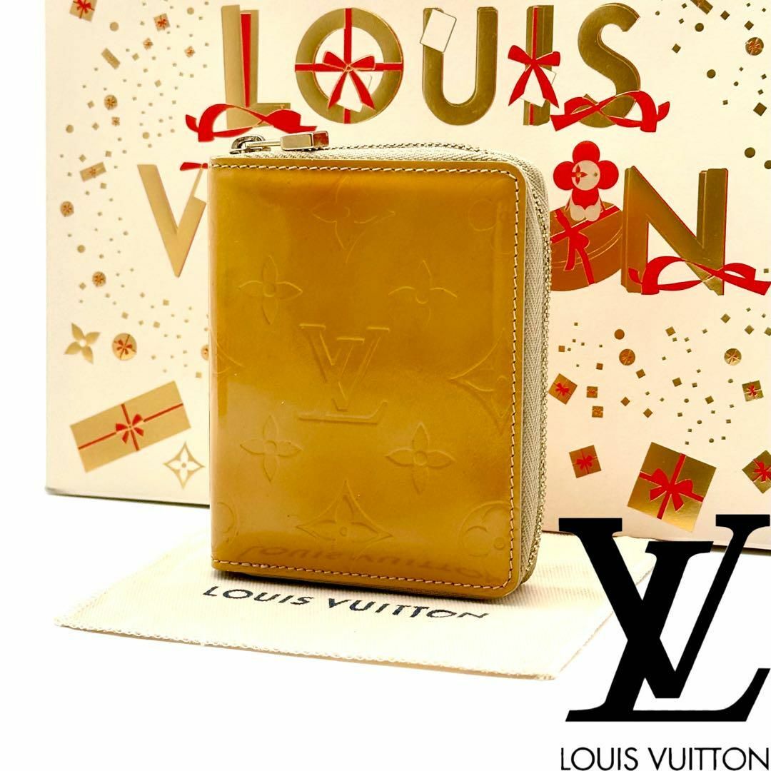 LOUIS VUITTON(ルイヴィトン)のヴィトン モノグラム ヴェルニ ブルーム ラウンドファスナー 折り財布 ビトン レディースのファッション小物(財布)の商品写真