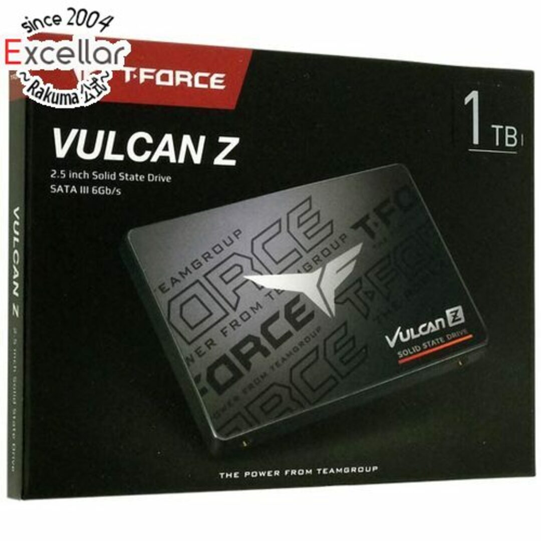 Team　T-FORCE VULCAN Z T253TZ001T0C101　ブラック　1TBその他