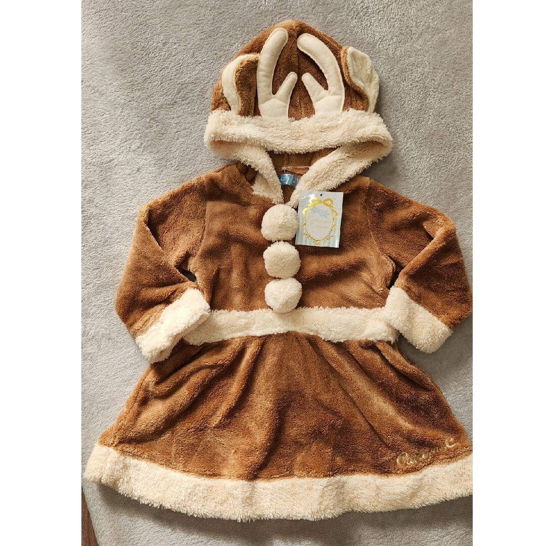 Catherine Cottage(キャサリンコテージ)のキャサリンコテージ トナカイワンピース キッズ/ベビー/マタニティのキッズ服女の子用(90cm~)(ワンピース)の商品写真