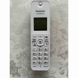 パナソニック(Panasonic)のパナソニック 増設子機 ホワイト KX-FKD404-W1(その他)