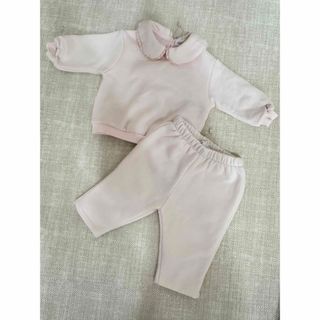 ジャカディ(Jacadi)のZARA kids 裏起毛襟付きセットアップ(シャツ/カットソー)