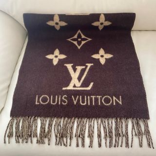 ルイヴィトン(LOUIS VUITTON)の美品♥ LOUIS VUITTON カシミヤ マフラー(マフラー/ショール)