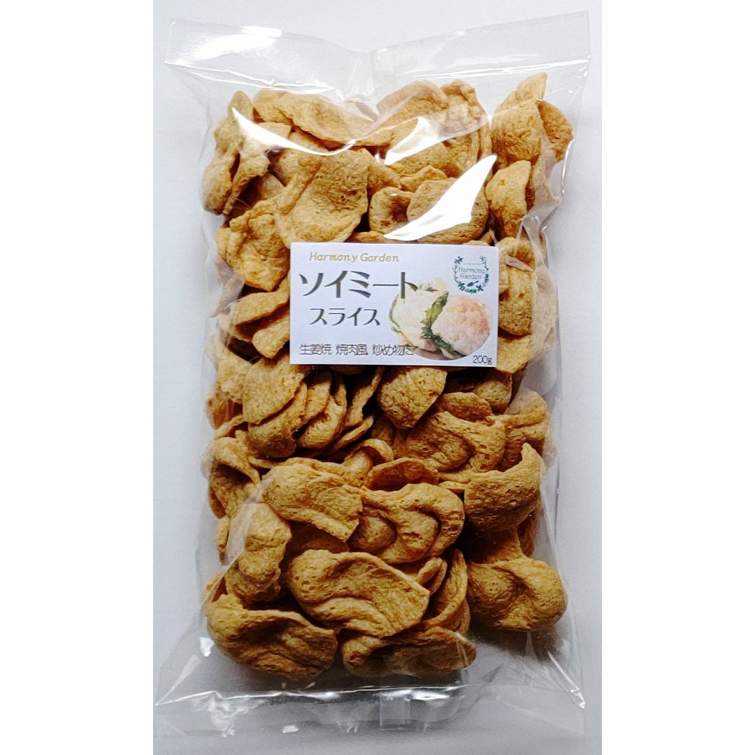 ソイミート スライス 炒め物に ２００ｇ ベジタリアン ビーガン 低糖質 食品/飲料/酒の健康食品(プロテイン)の商品写真