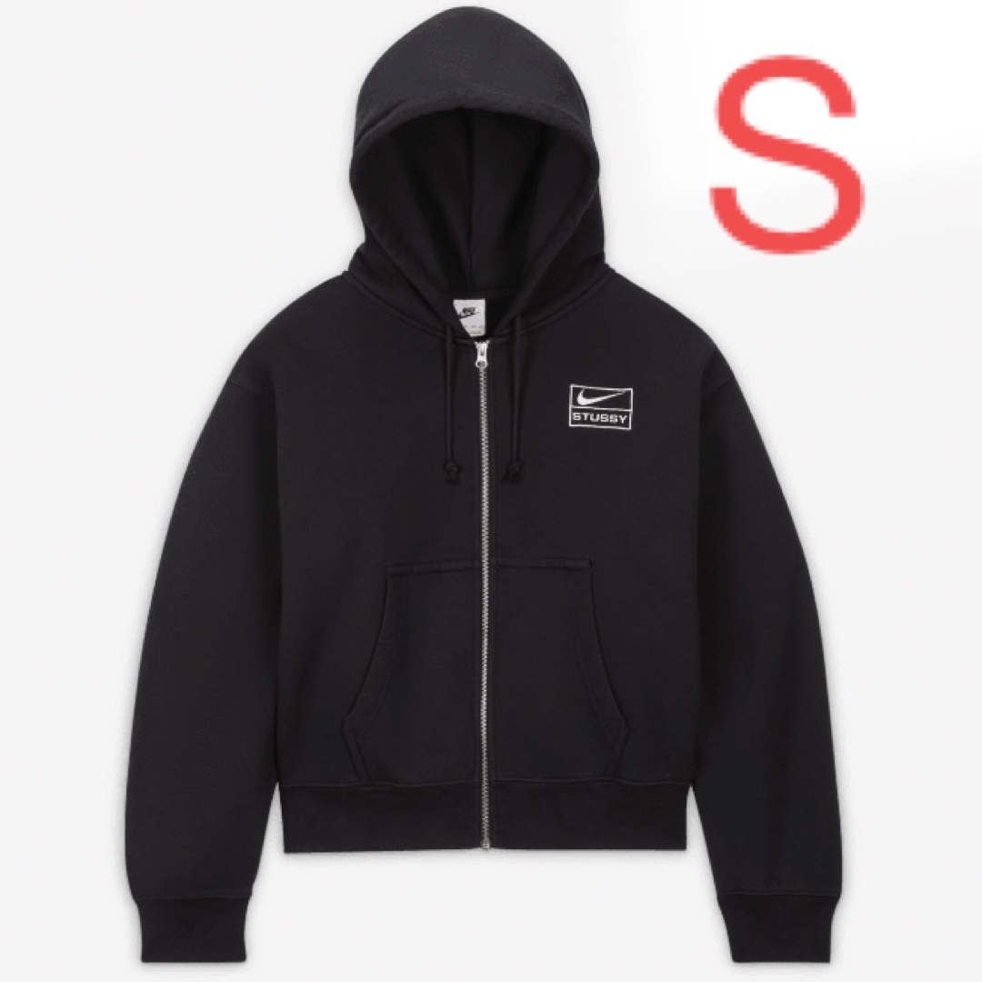 STUSSY(ステューシー)のStussy x Nike Wash Fleece Hoodie Black S メンズのトップス(パーカー)の商品写真