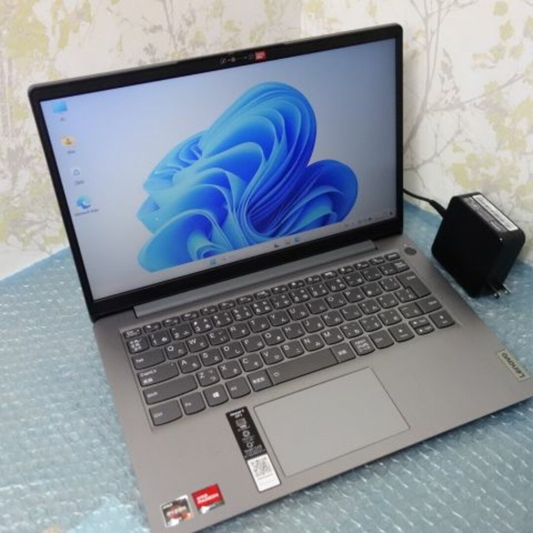 PC/タブレットレノボ14型 美品 SSD 正規Windows11 office 初期設定済