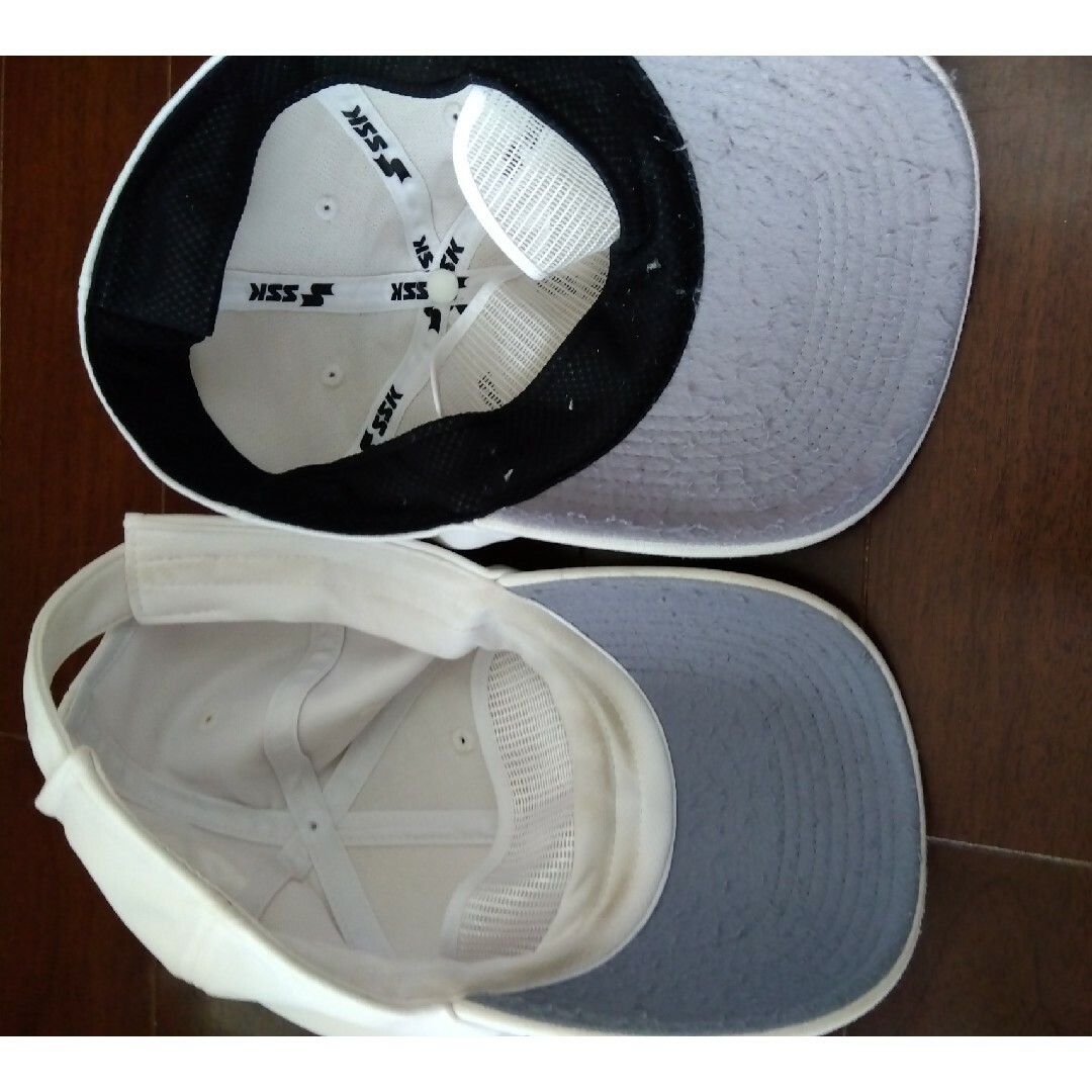 SSK(エスエスケイ)の白　帽子　野球 スポーツ/アウトドアの野球(ウェア)の商品写真
