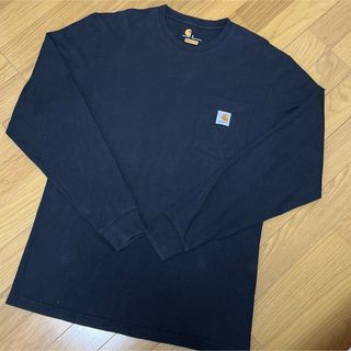 カーハート(carhartt)のcarhartt カーハート　長袖　Tシャツ　ブラック(Tシャツ/カットソー(七分/長袖))