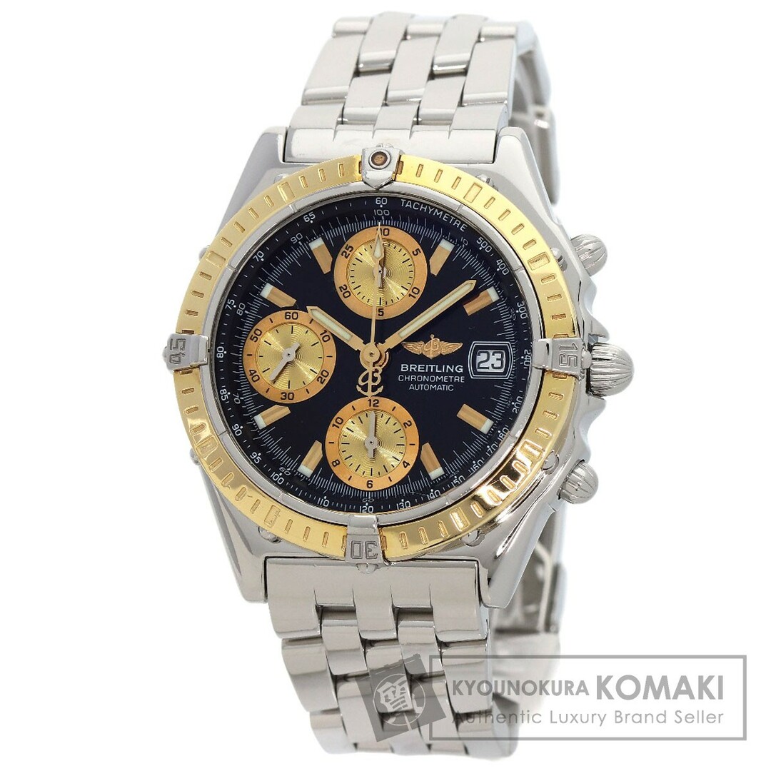 弊社点検済保証期間BREITLING D13352 クロノマット ビコロ 腕時計 SS SS K18YG メンズ