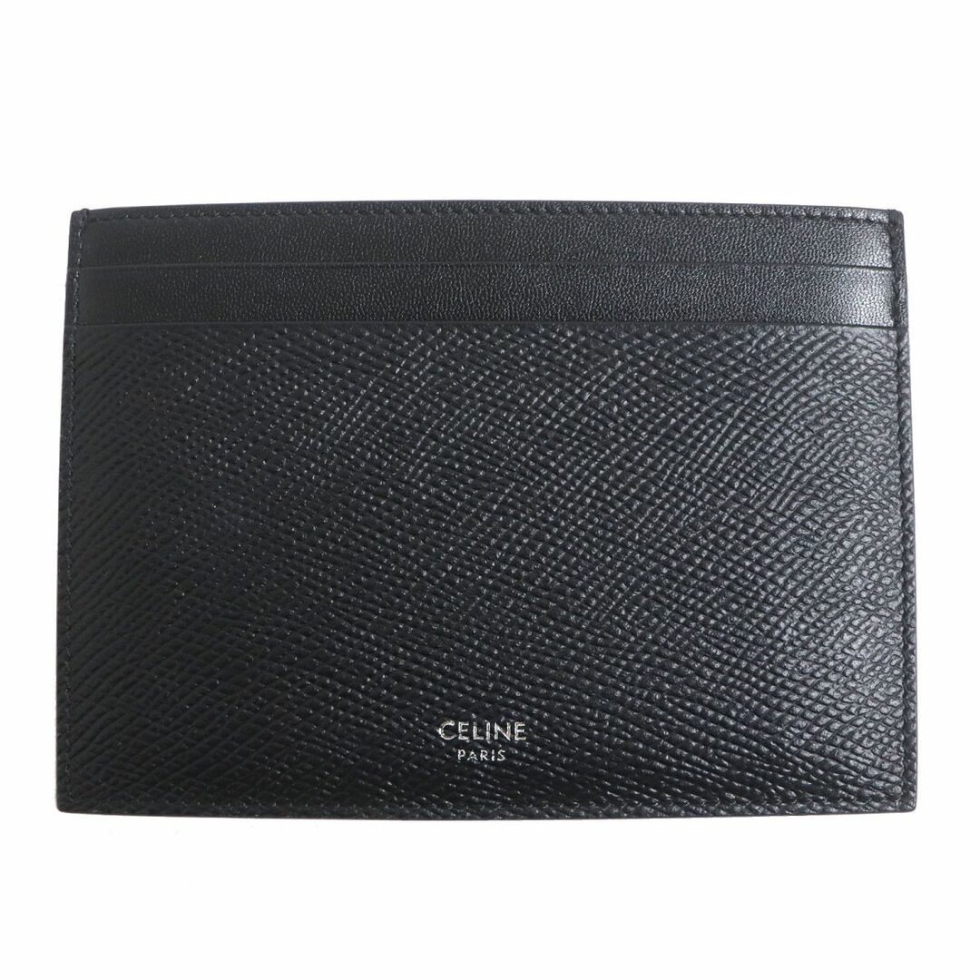 新作 未使用品□CELINE/セリーヌ ロゴ入り カーフスキン レザー