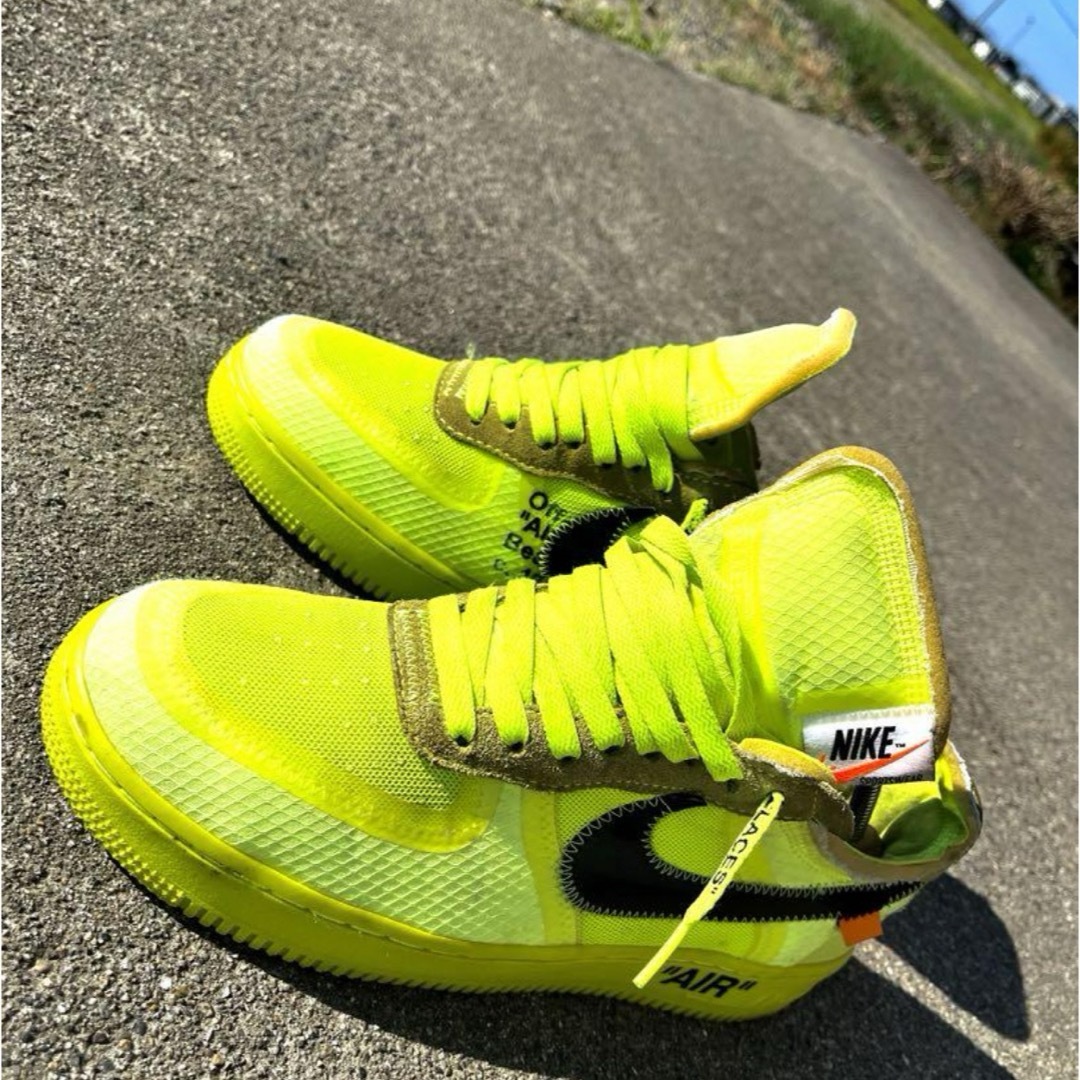 メンズOFF-WHITE × NIKE AIR FORCE 1 VOLT