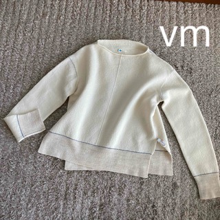 vm ヴーム　パラスパレス　圧縮ウール　プルオーバーニット　プレスウールセーター(ニット/セーター)